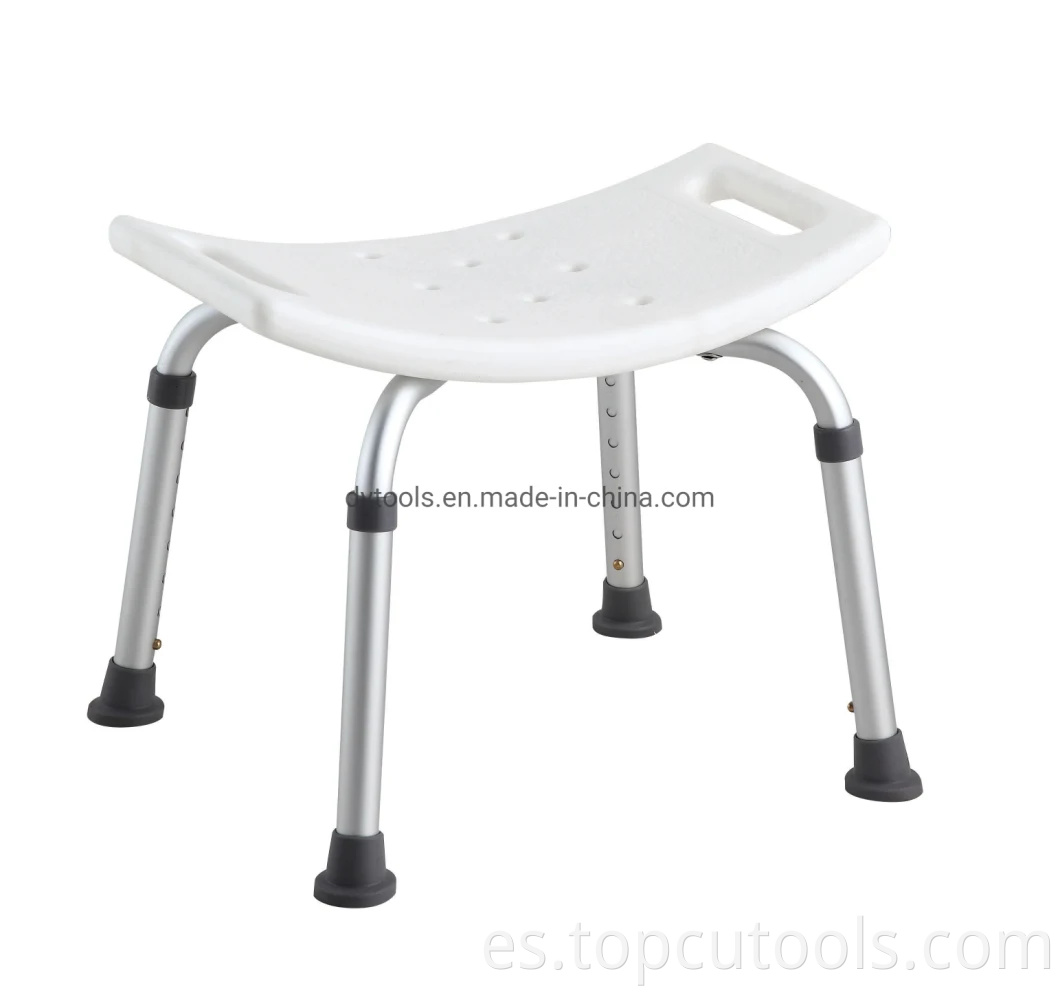 Taburete de baño de silla de ducha portátil ajustable